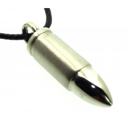 Stainless Steel Bullet Pendant